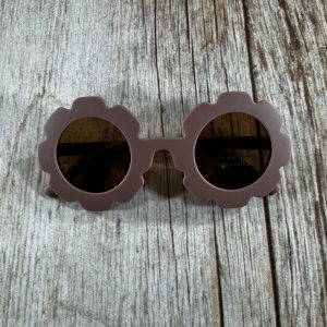 Brown Flower Toddler Sunglasses