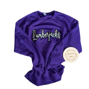 Sequin Lumberjacks Adult Crewneck Sweatshirt