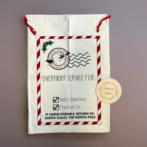 North Pole Sleigh Santa Sack