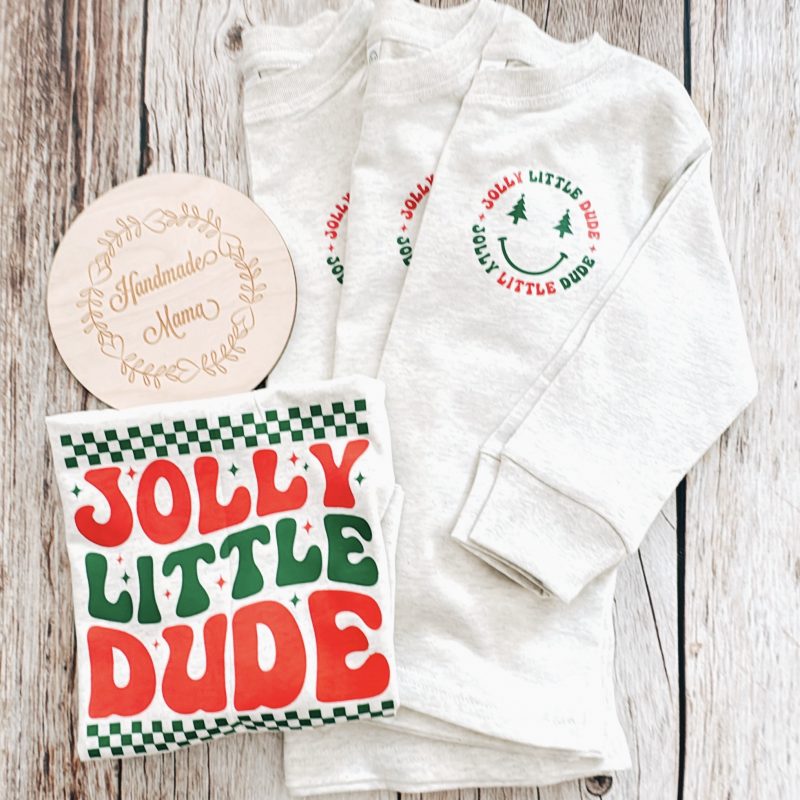 Holly Jolly Dude Toddler Long Sleeve