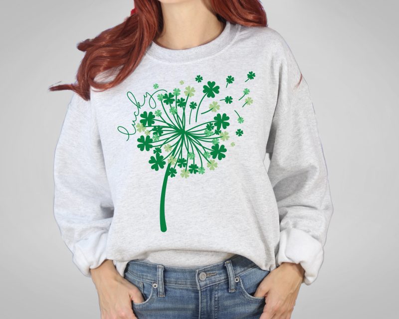 Four Leaf Clover Dandeloin Pressed Apparel