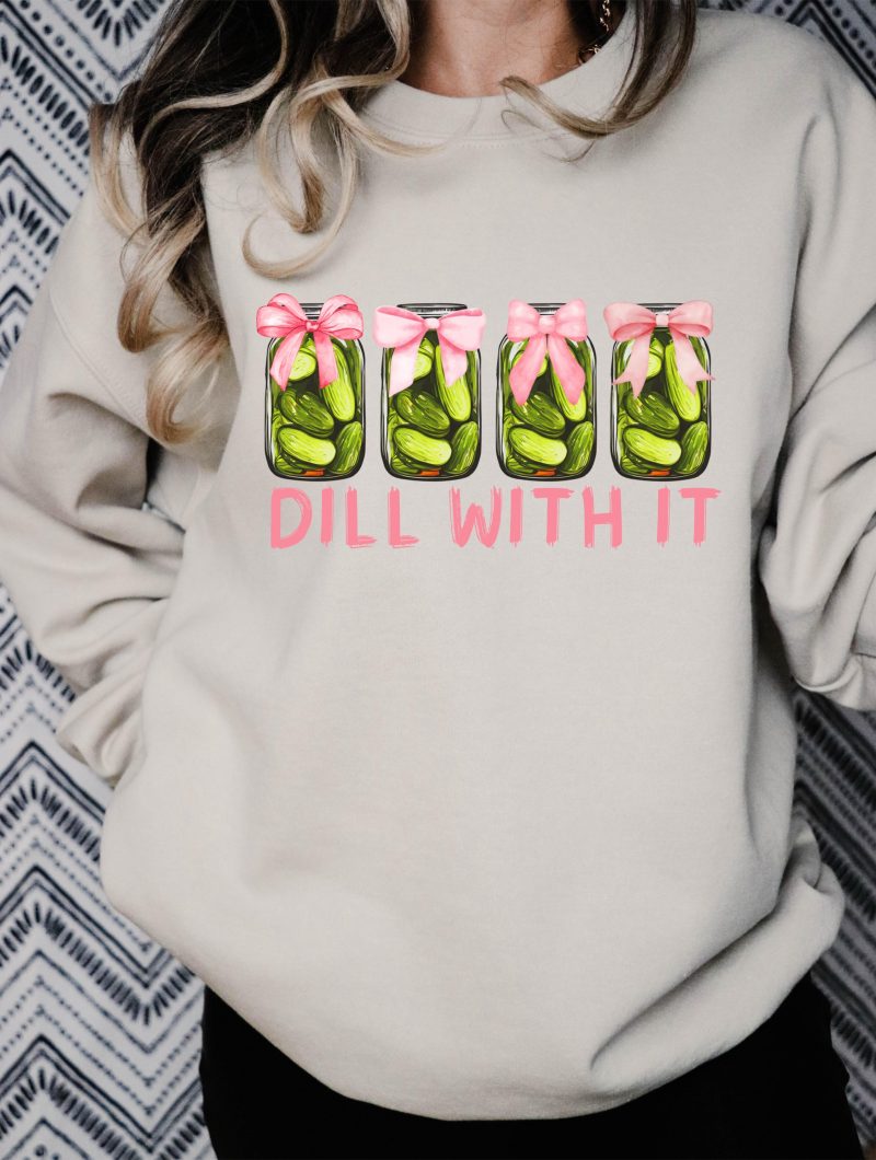 Dill With It Bow Jars Pressed Apparel