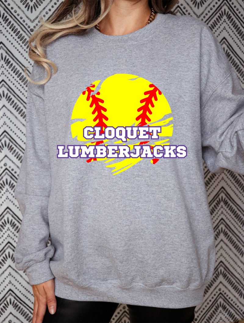 Cloquet Lumberjacks Softball Pressed Apparel