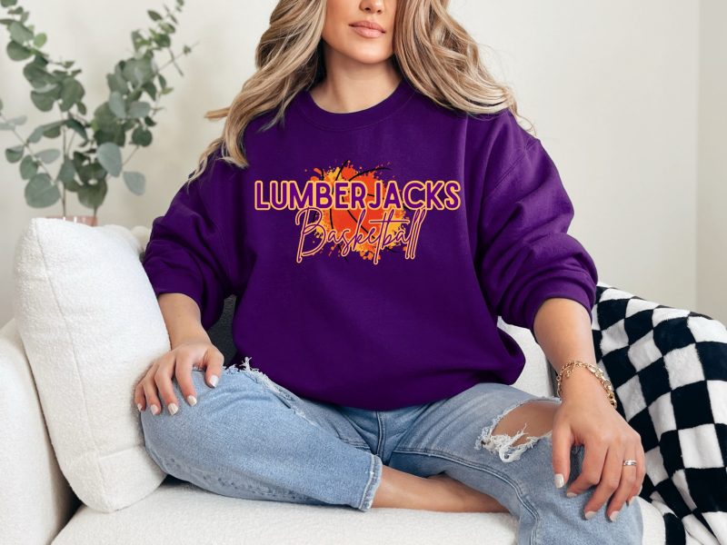 Lumberjacks Basketball Pressed Apparel