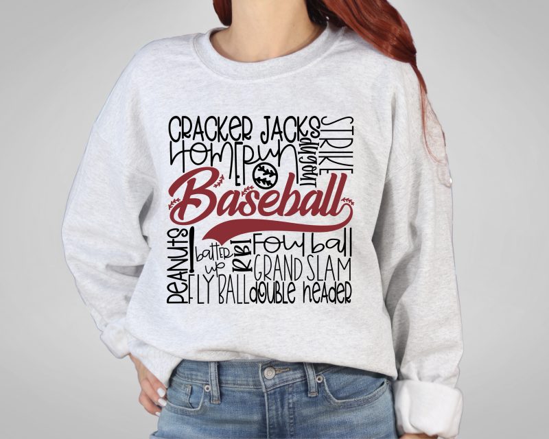 Cracker Jacks Peanuts Baseball Pressed Apparel