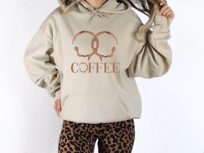 Coffee Rings Pressed Apparel