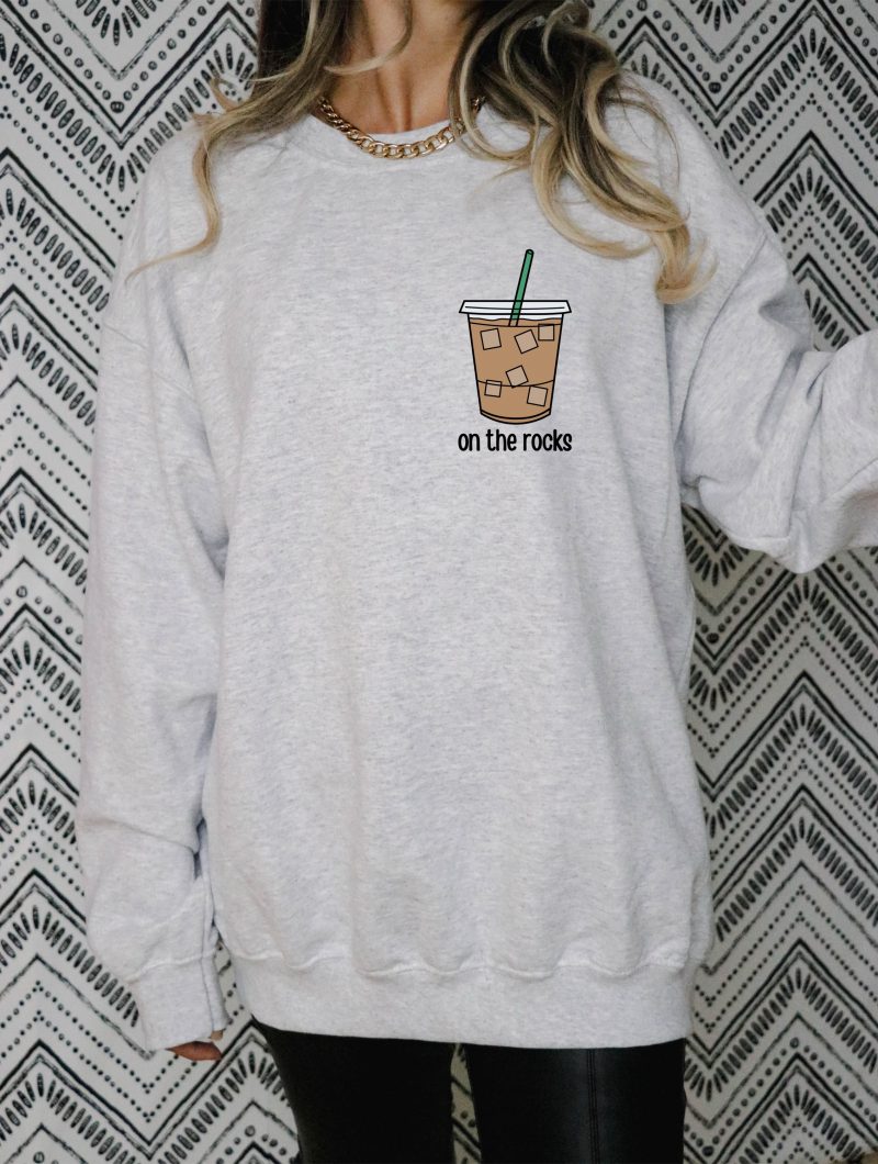 On the Rocks Iced Coffee Pressed Apparel