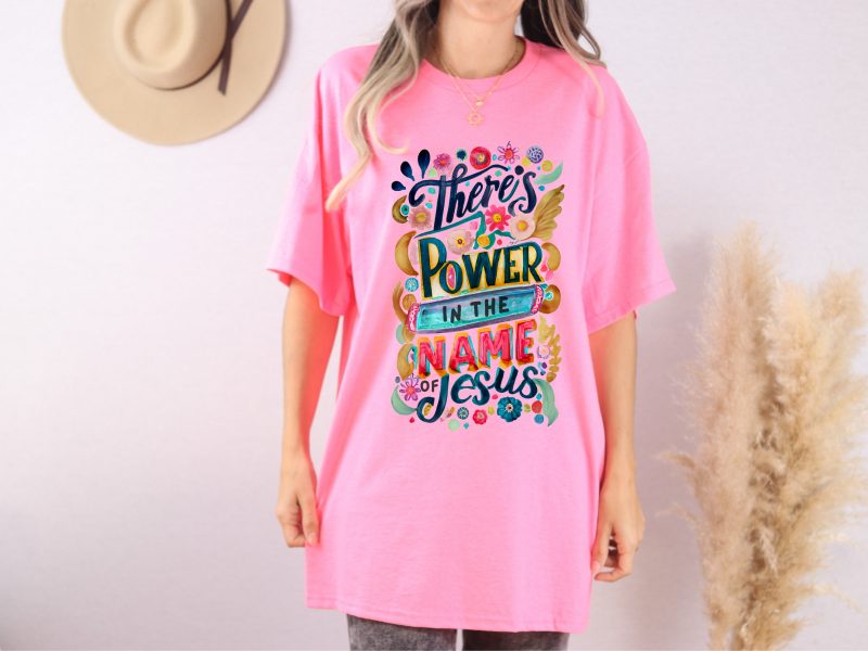 Power Name Jesus Pressed Apparel