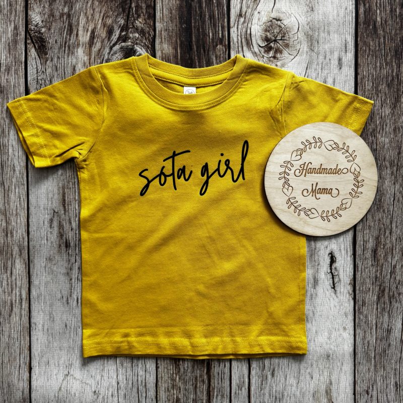 Sota Girl Mustard Tee