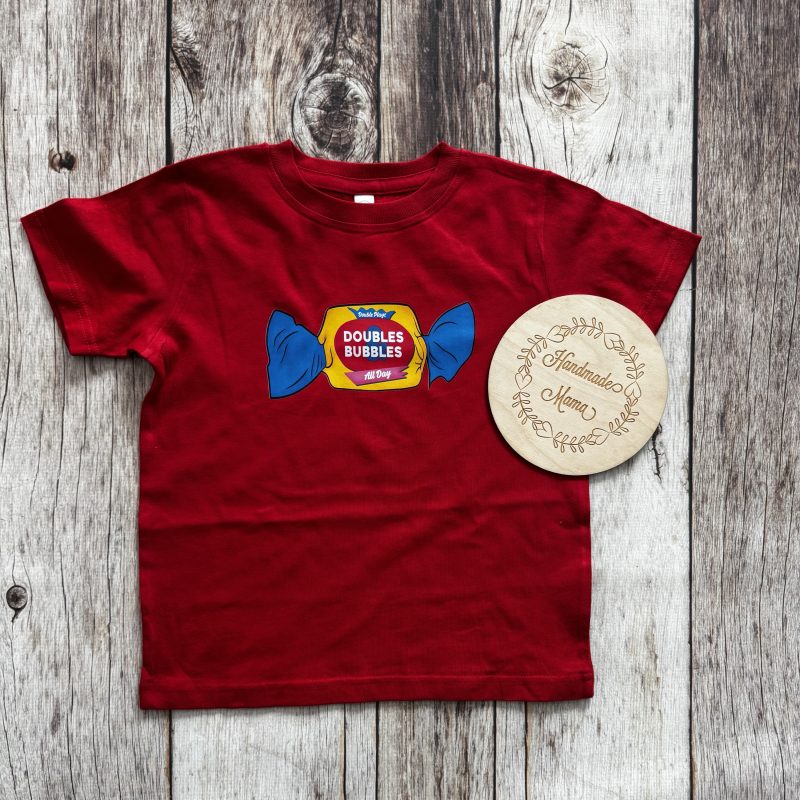 Double Bubble Red Toddler Tee