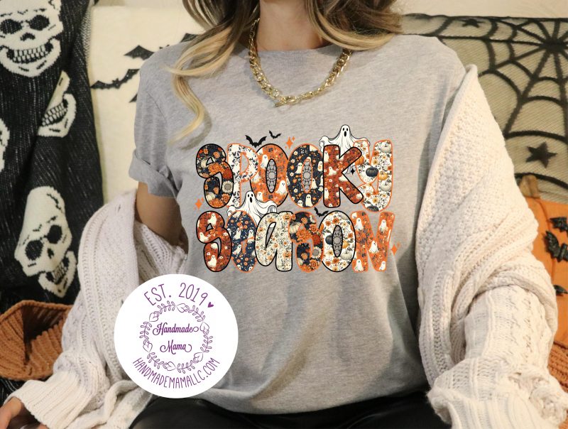 Spooky Season Pressed Design Apparel - Image 2