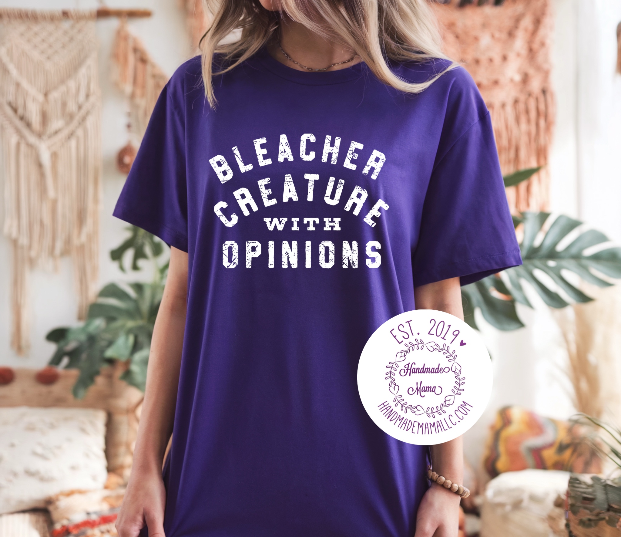 White Bleacher Creature with Opinions