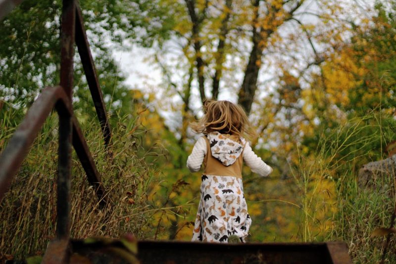Fall Handmade Grow with Me Hooded Dress