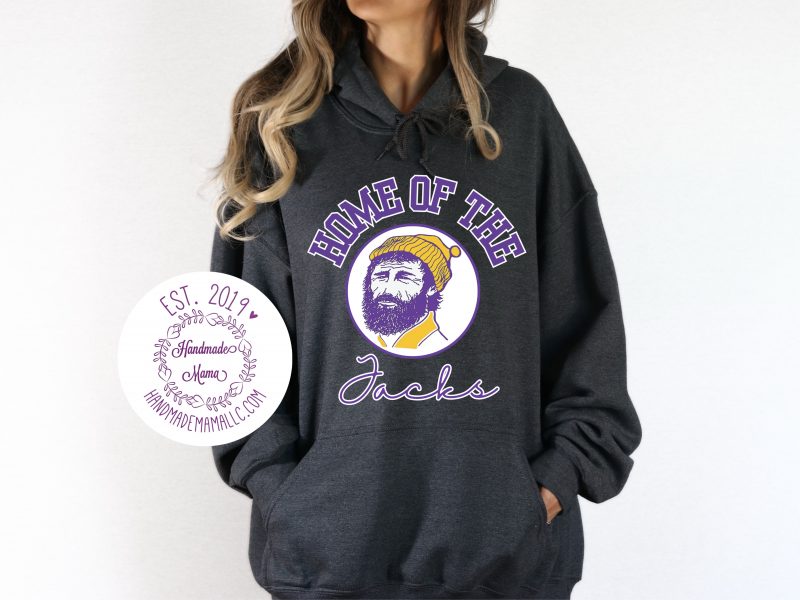Home of the Lumberjacks Circle Logo Pressed Design Apparel
