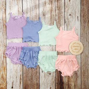 Solid Rib Summer Set