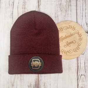 Black Denfeld Patch Beanie