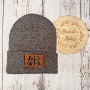 Fur Mama Patch Beanie