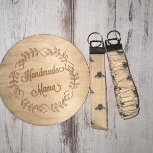 Golden Bees Keychain
