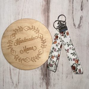 Plain Vintage Boho Floral Keychain