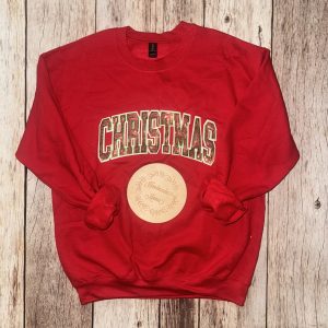 Sequin Christmas Adult Crewneck Sweatshirt