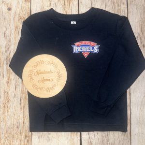 Moose Lake Willow River Rebels Toddler Embroidered Long Sleeve Tee