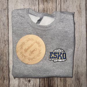 Esko Adult Embroidered Crewneck Sweatshirt