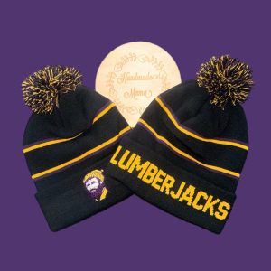 Cloquet Lumberjacks Black Beanie