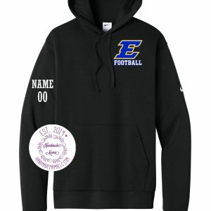 Bold Esko Football Nike Club Fleece Sleeve Swoosh Pullover Hoodie -NKDR1499