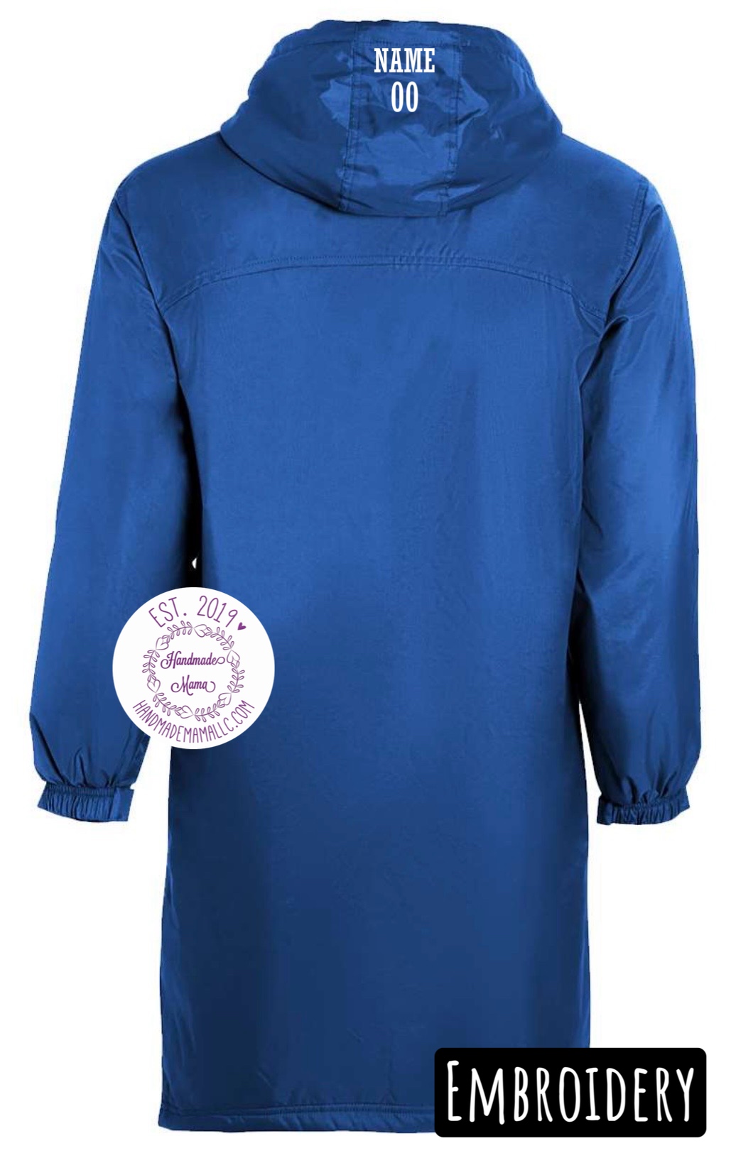 Esko Football Long Length Hooded Sideliner Jacket - Image 2