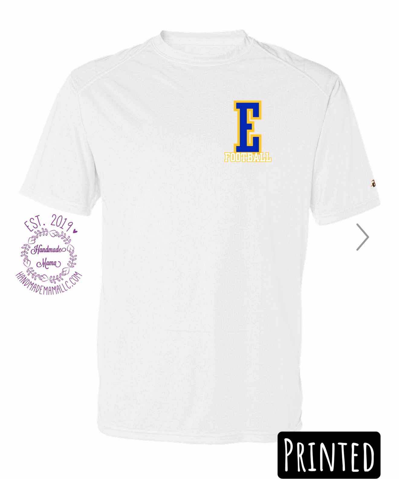 Varsity Esko Football Men’s B-Core Sport Shoulders Tee - Image 2