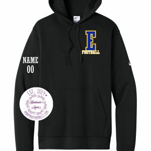 Varsity Esko Football Nike Club Fleece Sleeve Swoosh Pullover Hoodie -NKDR1499