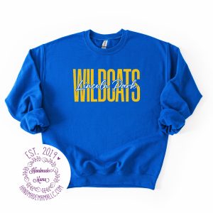 Lincoln Park Wildcats Tall Pressed Design Apparel