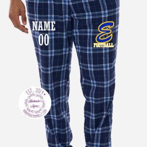 Cursive Esko Football Flannel Joggers