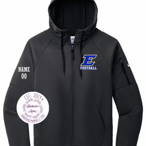 Bold Esko Football Nike Therma-FIT Pocket Full-Zip Fleece Hoodie - NKFD9859