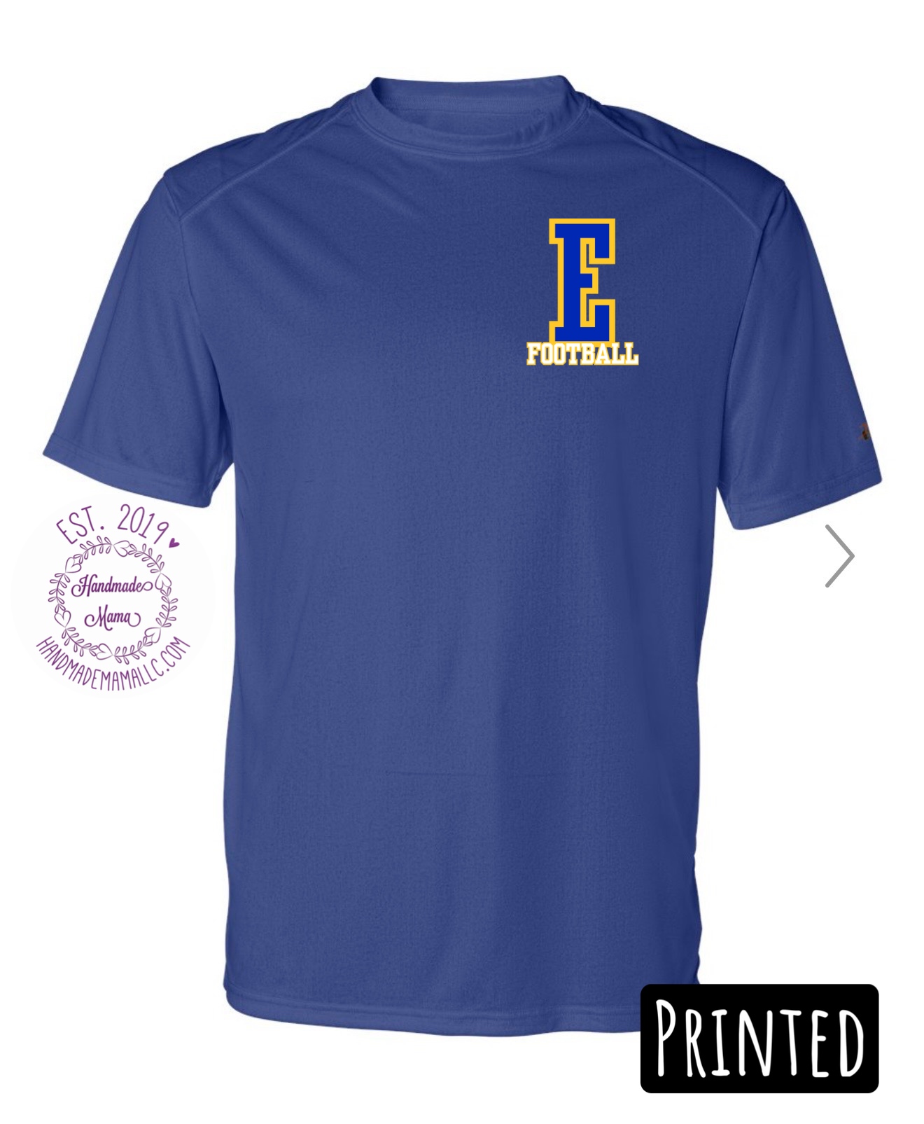 Varsity Esko Football Men’s B-Core Sport Shoulders Tee - Image 3
