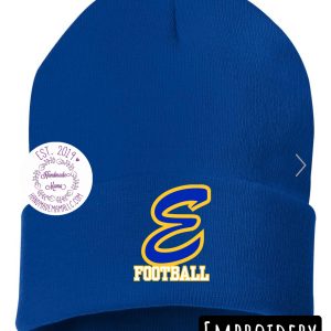Cursive Esko Football Beanie